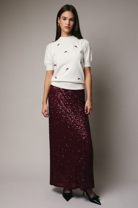 Holly Mock Neck Knit Top