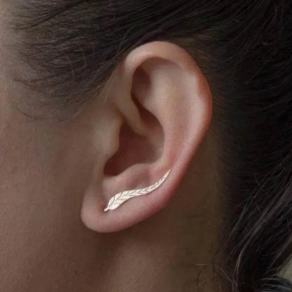 Women's Gold and Silver Stud Earrings