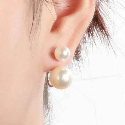 Women's Gold and Silver Stud Earrings