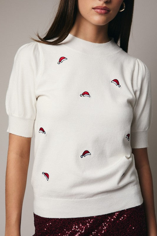 Holly Mock Neck Knit Top