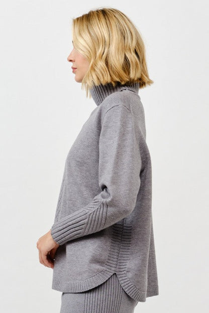 Cozy Turtleneck Knit Pullover