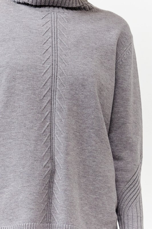 Cozy Turtleneck Knit Pullover