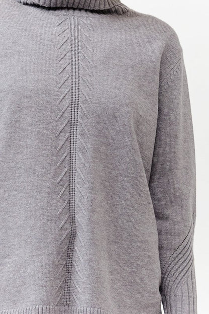 Cozy Turtleneck Knit Pullover