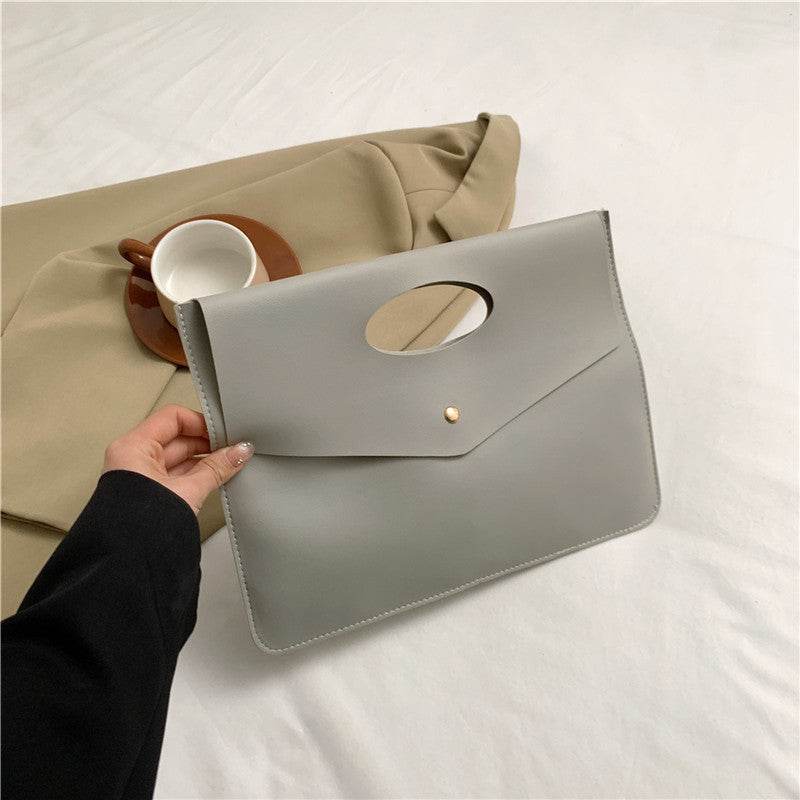 Women's Versatile Handheld Tote Bag With Large Capacity Envelope Handbag