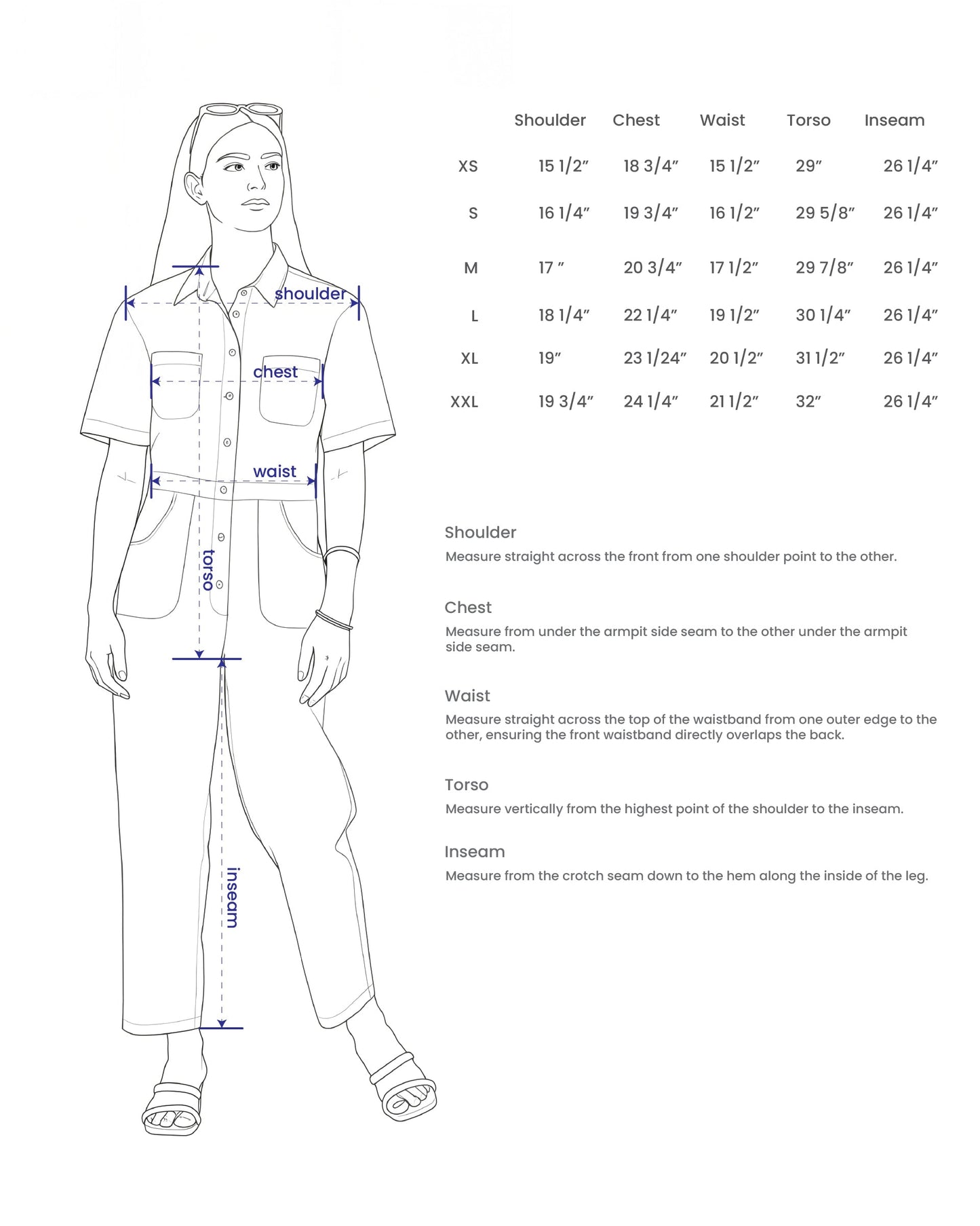 Women's Cloud Grey Twill Jumpsuit