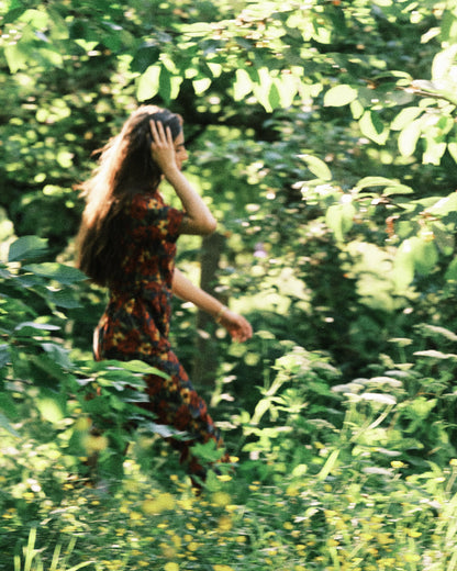 Women's Wild Peonies Print Jumpsuit